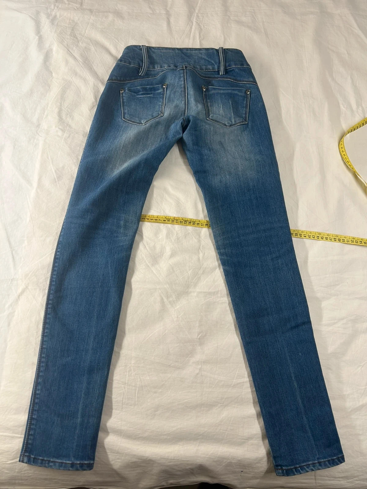 Jeans azul de cintura baixa v. S. Miss tamanho 36 – photo 17